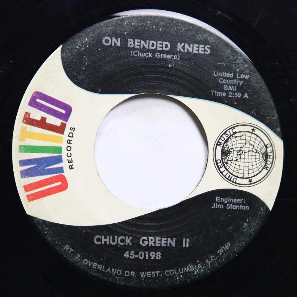 CHUCK GREEN II - ON BENDED KNEWS / LEGEND OF THE ALLIGATOR - OSCURE COUNTRY 45